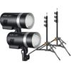 Combo 2 flashes Godox AD300pro