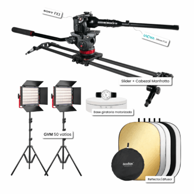 Combo FX3 + Laowa 24mm + Luces - Video de productos